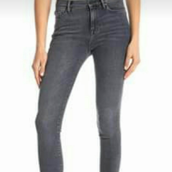 All Saints Eve Skinny Grey Jeans Mid Rise - Picture 2 of 8